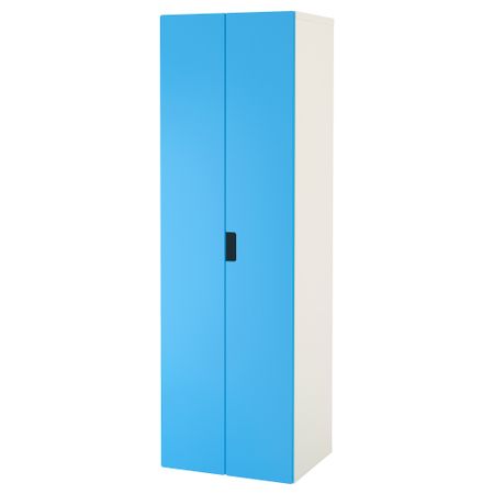 Гардероб СТУВА, белый, синий (60x50x192 см)