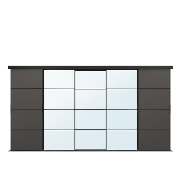 Дверь раздвижная, комбинация IKEA MEHAMN МЕХАМН, AULI АУЛИ, SKYTTA 595.001.33 - фото 2