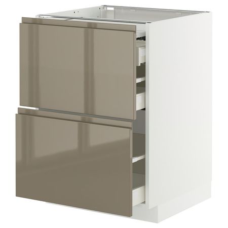 METOD / MAXIMERA Напольный шкаф с выдвиж панелью/3ящ