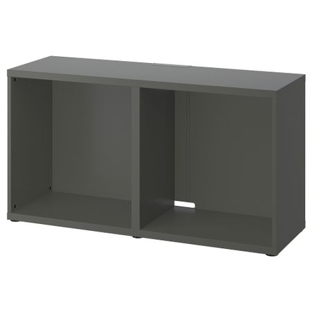 BESTÅ Тумба под ТВ - темно-серый 120x40x64 см