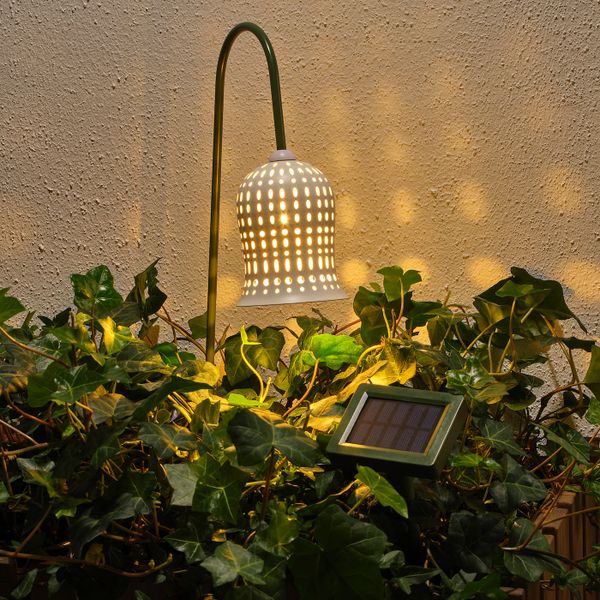 Подсветка на солнечных батарее,светодиод, для сада/подснежник белый IKEA СОЛВИДЕН 404.543.10 - фото 3