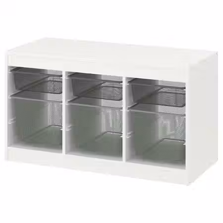 TROFAST Комбинация д/хранения+контейнеры