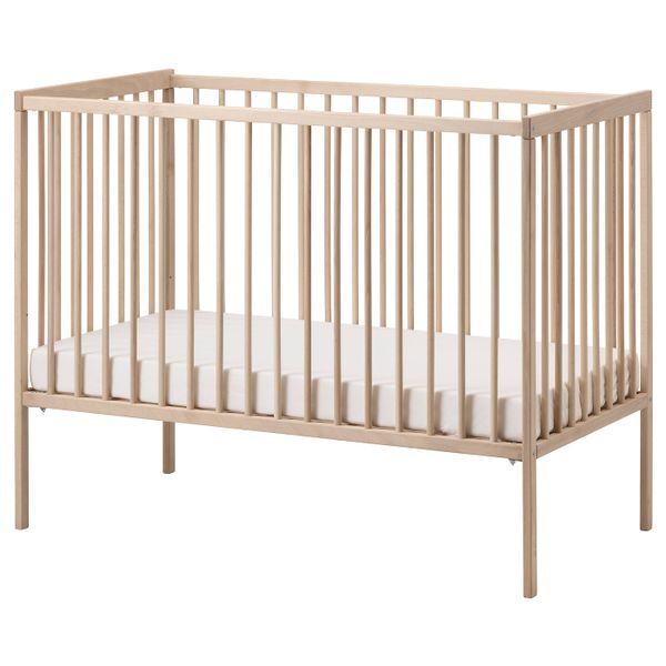 Кроватка детская, бук 60x120 см IKEA SNIGLAR СНИГЛАР 504.212.20 - фото 1