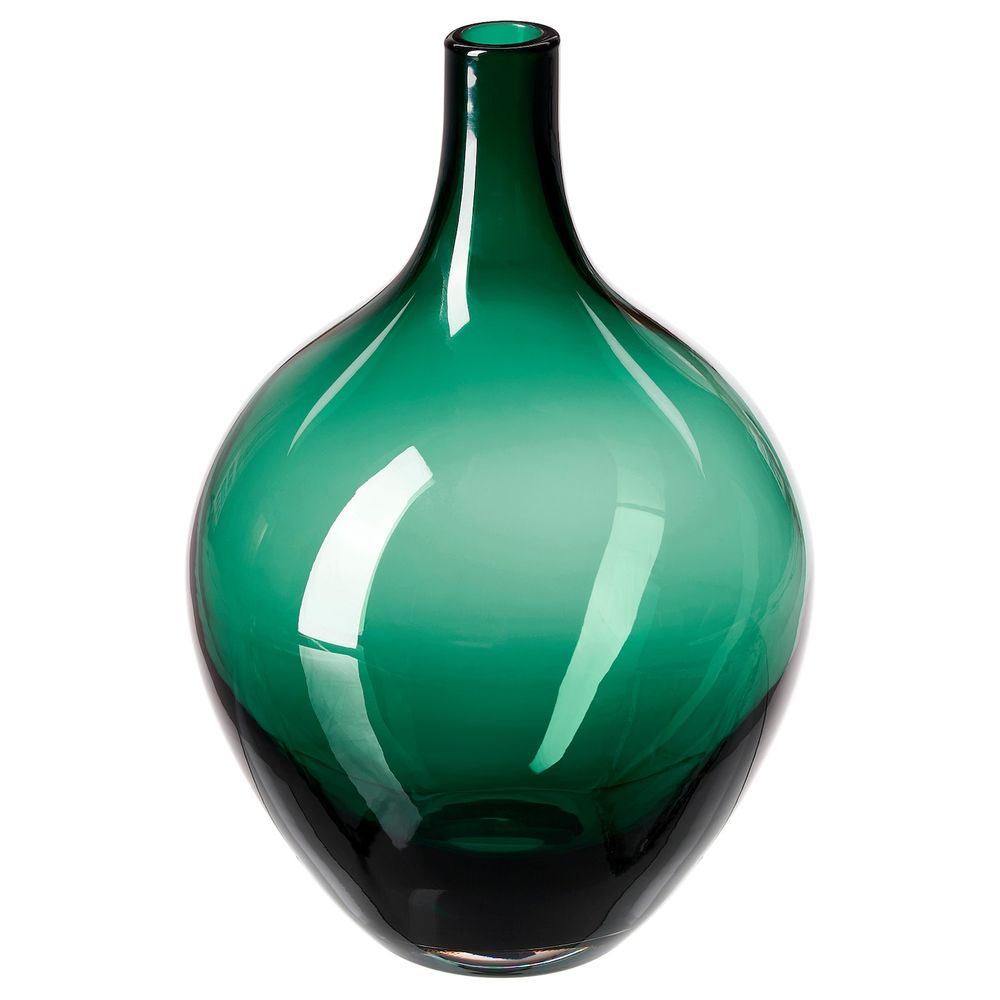 Ваза, темно-зеленый 20 см IKEA SALONG САЛОН 904.642.98 - фото 1