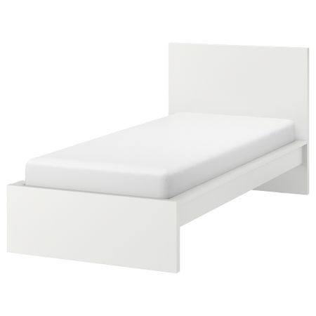 Каркас кровати, белый, Lindbåden, 90x200 см IKEA MALM МАЛЬМ 194.949.78
