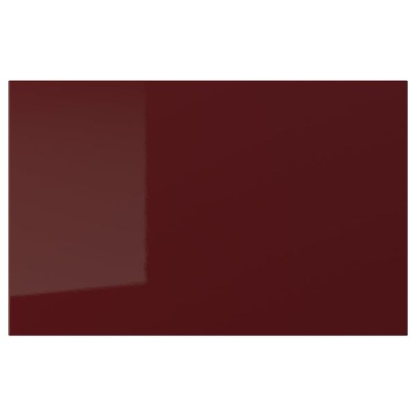 Дверь, фронтальная панель ящика, глянцевый темный красно-коричневый 60x38 см IKEA SELSVIKEN СЕЛЬСВИКЕН 304.443.88 - фото 1