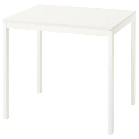 VIHALS Раздвижной стол - белый 84/120x74 см