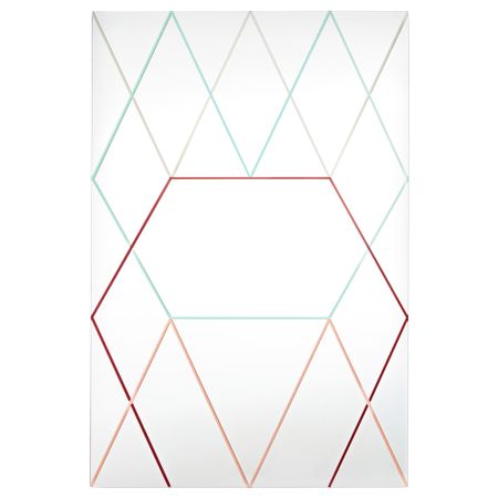 Зеркало ИКЕА ПС 2014, с печатным рисунком (60x90 см)