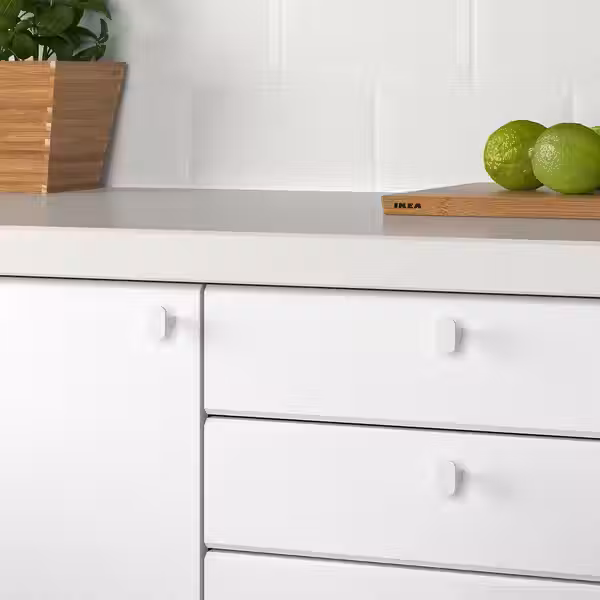 HACKÅS Ручка мебельная - белый 15 мм - фото 2