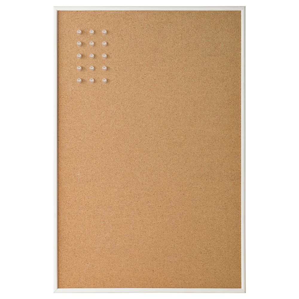 Доска для записей, с кнопками, белый 58x39 см IKEA VÄGGIS ВЭГГИС 904.522.43 - фото 1