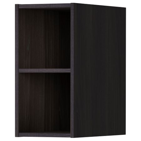 Открытый шкаф ХОРДА, под дерево черный