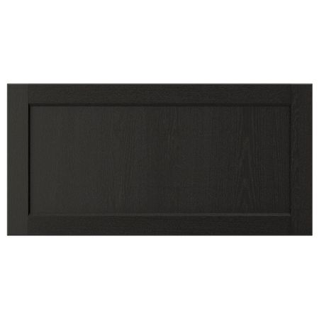 Фронтальная панель ящика, черная морилка 80x40 см IKEA LERHYTTAN ЛЕРХЮТТАН 203.565.13