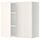 Навесной шкаф с полками, 2 дверцы, белый, Veddinge белый, 80x80 см IKEA METOD МЕТОД 394.576.06