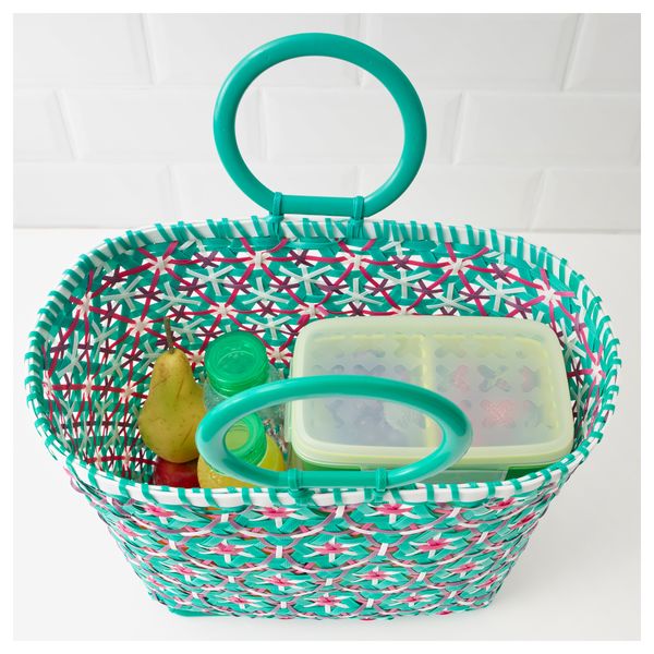 Корзина для пикника СОММАР 2017, белый, зеленый (31.5 см) - фото 2