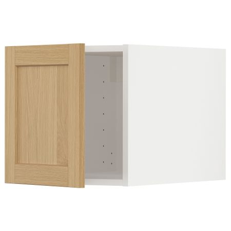 Верхний шкаф, белый, Forsbacka дуб, 40x40 см IKEA METOD МЕТОД 295.093.14