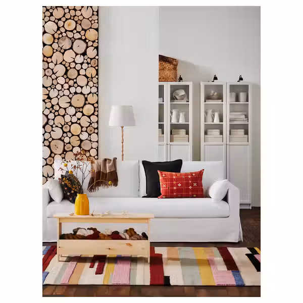 HYLTARP ХИЛЬТАРП 3-местный диван - Hallarp белый - фото 3