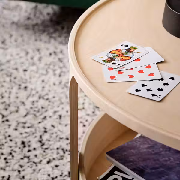 BORGEBY Журнальный стол - березовый шпон 70 см - фото 4