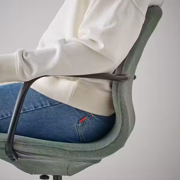 LÅNGFJÄLL Рабочий стул с подлокотниками - фото 6