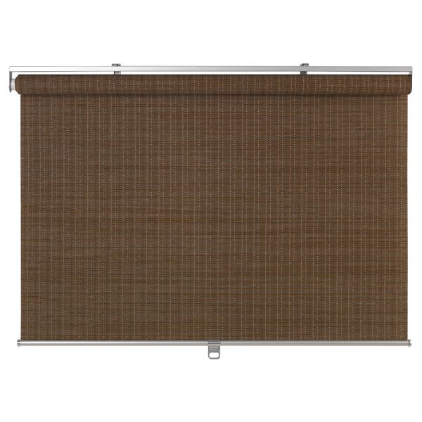 Рулонная штора БУСКТОФФЕЛЬ, темно-коричневый - схема-чертеж с размерами