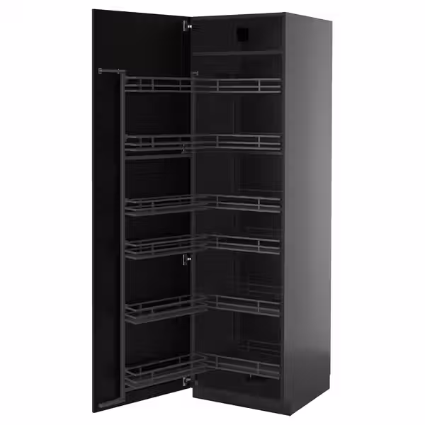 METOD Высокий шкаф с выдвижным модулем - фото 1