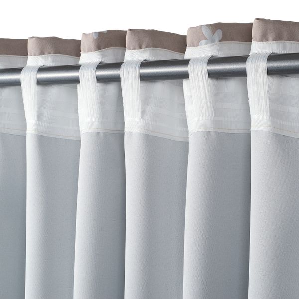 Затемняющие гардины, 2 шт., с цветочным орнаментом/бежевый 145x300 см IKEA RAGGDRABA РАГГДРАБА 504.840.95 - фото 6