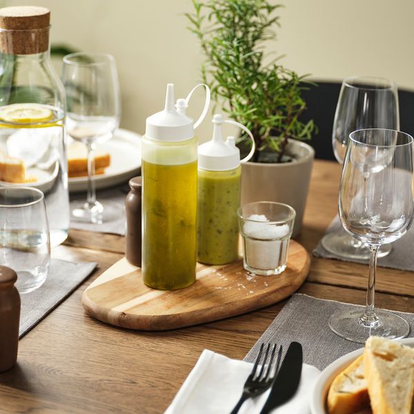 GRILLTIDER Бутылка с носиком - белый/прозрачный 330 мл - фото 3