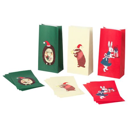 Мешочек для конфет ВИНТЕР 2018, животные (12x24 см)