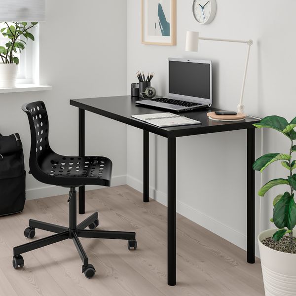 Рабочий стул, черный IKEA СКОЛБЕРГ / СПОРРЕН 892.756.61 - схема-чертеж с размерами