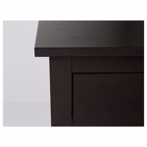 HEMNES Комод с 2 ящиками - черно-коричневый 54x66 см - фото 3