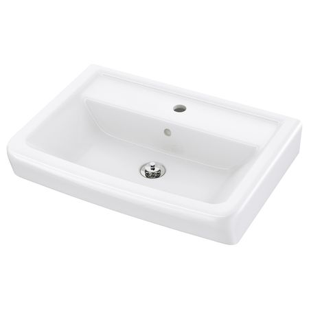 Одинарная раковина 63x45x11 см IKEA HAMNVIKEN ХЭМНВИКЕН 203.690.11