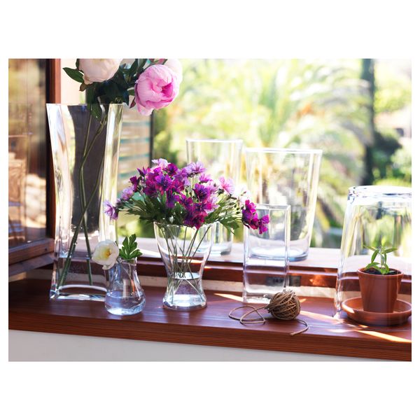 Ваза РЕКТАНГЕЛЬ, прозрачное стекло (45 см) - схема-чертеж с размерами