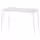 TORPARÖ Садовый стол - белый/складной 130x74 см