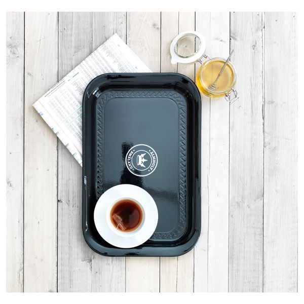 Поднос ОМВЭКСЛАНДЕ, черный (50x33 см) - схема-чертеж с размерами