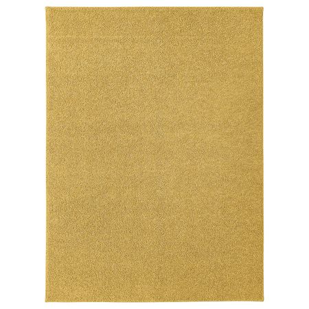 Ковер, длинный ворс, желто-коричневый, 133x180 см IKEA АЛЛЕРСЛЕВ 504.299.66