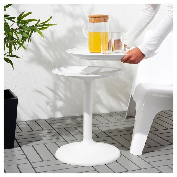Сервировочный столик, садовый ИКЕА ПС САНДШЭР, белый - фото 3