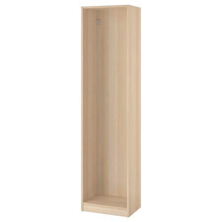 PAX Каркас гардероба - под беленый дуб 50x35x201 см