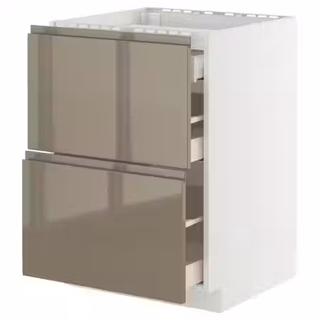 METOD / MAXIMERA Шкаф д/варочной панели/2фасада/3ящ