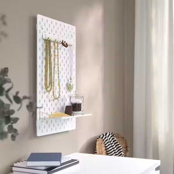 SKÅDIS Полка-витрина - белый - фото 5