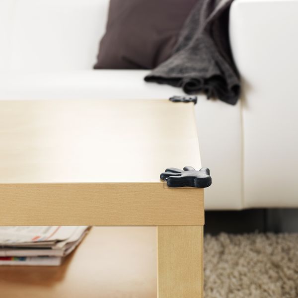 Насадка угловая, черный IKEA ПАТРУЛЬ 603.797.96 - схема-чертеж с размерами