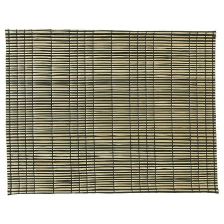 Салфетка под прибор МЁДА, водоросли естественный, черный (45x35 см)