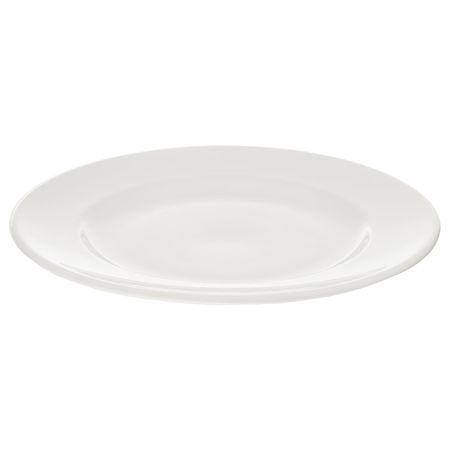 Тарелка десертная, белый с оттенком 21 см IKEA VARDAGEN ВАРДАГЕН 403.724.18