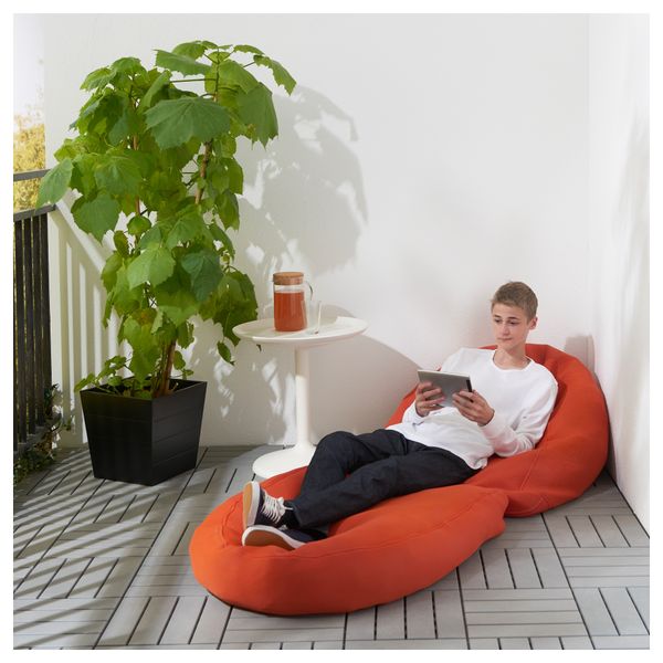 Пуф-мешок для дома/сада БУССЭН, оранжевый - фото 3