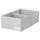 Ящик с отделениями, белый, серый 20x34x10 см IKEA СТУК 503.682.08