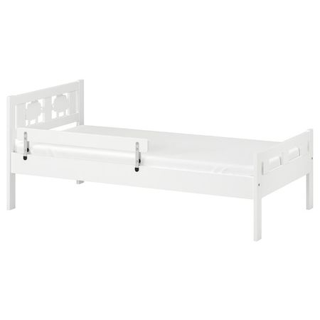 KRITTER Каркас кровати с реечным дном - белый 70x160 см