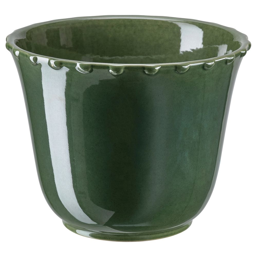 Кашпо, для дома, улицы зеленый 12 см IKEA SHARONFRUKT ШАРОНФРУКТ 304.815.83 - фото 1