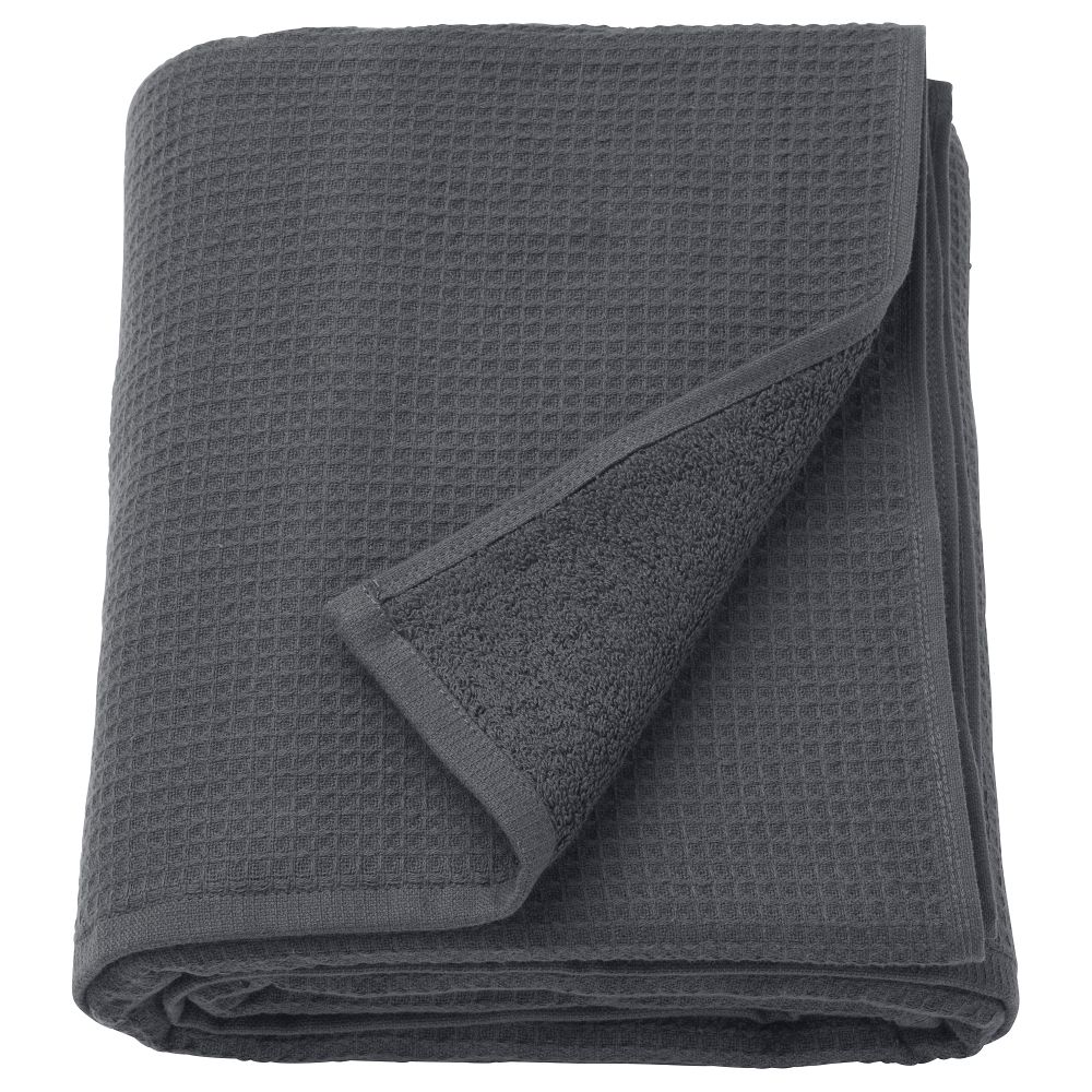 Простыня банная, 100x150 см, антрацит IKEA SALVIKEN САЛЬВИКЕН 903.493.45 - фото 1