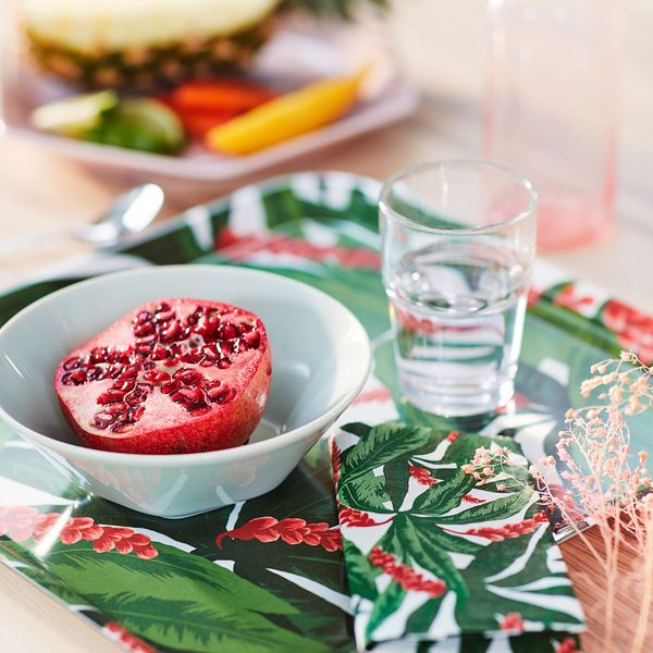 Салфетка бумажная, разноцветный 33x33 см IKEA СОММАРЛИВ 304.560.79 - схема-чертеж с размерами