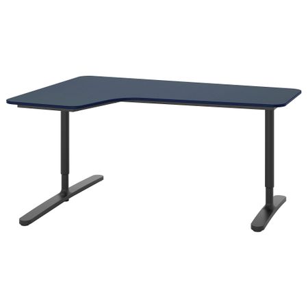 Угловой письменный стол левый, 160x110 cm IKEA BEKANT БЕКАНТ 192.828.15