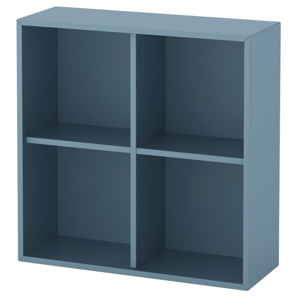 Шкаф с 4 отделениями ЭКЕТ, голубой (70x25x70 см) - фото 1