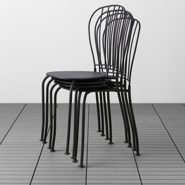 Садовый стул, серый IKEA LÄCKÖ ЛЭККЭ 803.761.36 - фото 6